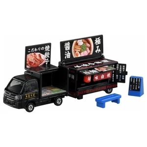 Takara Tomy Tomica Diecast Model Car No142 Subaru Samber Kitchen Trailer - Picture 1 of 5
