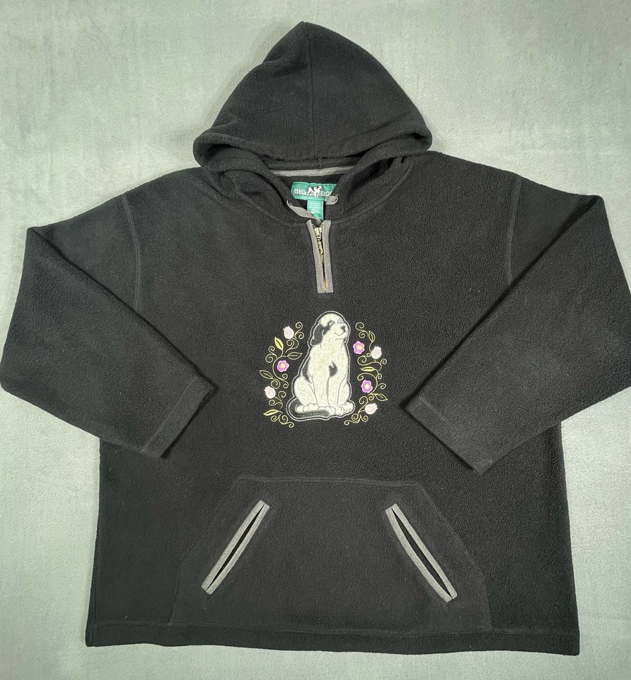 De Colección Big Dogs Sudadera con Capucha Suéter Adulto 2XL Bolsillos Polares Bordados Y2K Para Hombres Foto 1 de 4