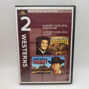 Support Your Local Gunfighter / Support Your Local Sherriff (DVD) Tested Working - Picture 1 of 6