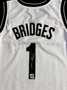 Mikal Bridges Signed Brooklyn Nets Jersey Inscribed "The Brooklyn Way" PSA COA - Picture 1 of 1
