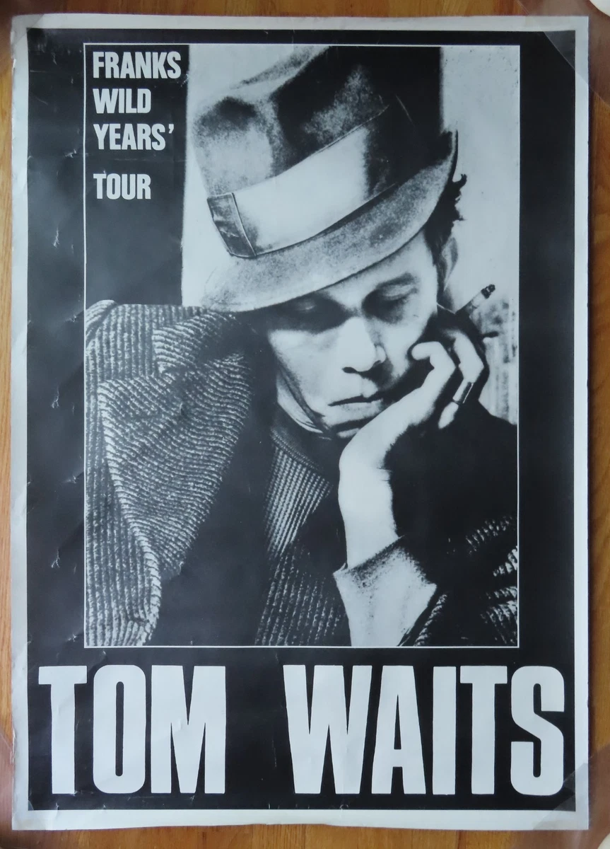 1977年☆当時物 TOM WAITS トムウェイツ 額付 オリジナル ポスター Tom
