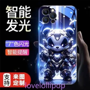 Indukcyjne Mecha LED Light up Etui na telefon Cover do Samsung Galaxy S25 S24 Ultra - Zdjęcie 1 z 22