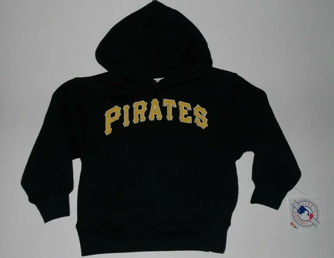 MLB Pittsburgh Pirates Youth Hoodie Long Sleeve Sweater Size S 4 NWT Cover