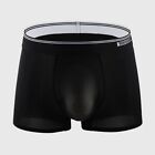 Underwear Solid 1pcs All Season Boxer Brief Boxer Short Ice Silk Low Waist