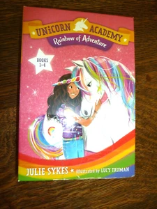 UNICORN ACADEMY~RAINBOW OF ADVENTURE 4 BK SET~JULIE SYKES~PBK - Picture 1 of 5