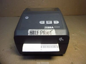 Zebra ZD420 Label Printer Network USB 104mm 230DPI Barcode - PRINTS ON HALF - Afbeelding 1 van 6