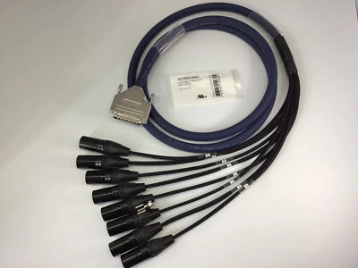 NEUTRIK AND VAN DAMME 25 Pin Dsub Stecker auf Neutrik XLR BLK Stecker Van Damme Blue Studiokabel - V Längen