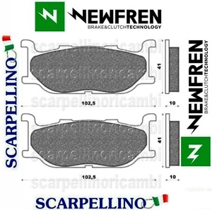 NEWFREN BREMSBELÄGE FÜR YAMAHA T-MAX SCOTTISH BOLT VIRAGO DRAG STAR - FD0183 - Bild 1 von 1