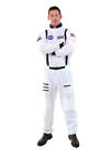 Astronaut Costume NASA USA United States Commander White Space Moon Mens