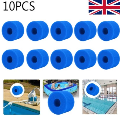 10 pcs Lay In Clean Spa Tub S1 Washable Bio Foam VI LAZY Filter Washable - Image 1 of 4