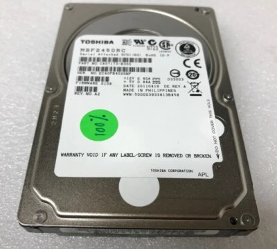 Lot of 11x Toshiba CA07173-B300 450GB 10K SAS RPM 2.5" HDD Hard Disk MBF2450RC - Image 1 of 3