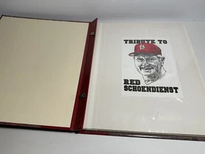 Red Schoendienst Personal Letters Memory Book Tribute to Red St Louis Cardinals - Picture 1 of 11