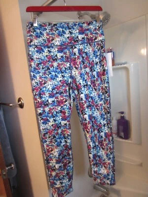 Leggings femininas Jones New York Sport tamanho M multicoloridas novas com etiquetas - Imagem 1 de 4