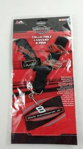 Dale Earnhardt Jr. Lanyard with Pins #8 Nascar 6 Piece Starter Set New  - Picture 1 of 3