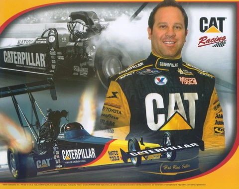 2008 "Hot Rod" Fuller Caterpillar Dealer Careers Top Fuel NHRA postcard Cover