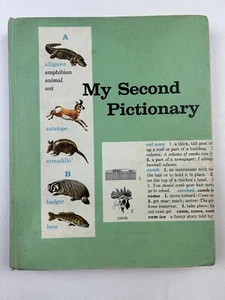 Vtg MY SECOND PICTIONARY Scott Foresman 1964 Homeschool Textbook Illustrations - Imagen 1 de 7