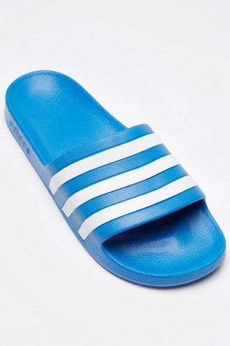 ADIDAS ADILETTE SCIVOLI SLIDERS UNISEX AQUA BLU TAGLIA 9 (EU 43) NUOVI CON SCATOLA