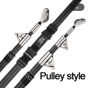 Pulley Eyed Sea Saltwater Fishing Telescopic Travel Fishing Rod Rods - Various - Picture 1 of 32