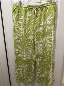 Pantalones Belle Kim Grava Estampado Palma-Aguacate-XL-A683719 - Imagen 1 de 2