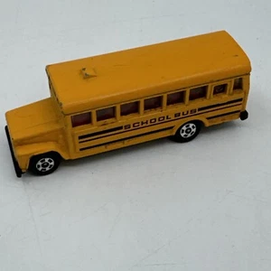 Tomica Tomy Pocket Cars F5 Yellow International School Bus 1/108 Diecast/Plastic - Picture 1 of 8