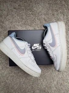 Original Nike Air Force 1 Low 07 LV8 Double Swoosh Blue Sneaker Damenschuhe 38,5 - Bild 1 von 15