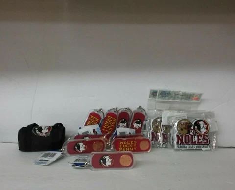 Mixed Lot Florida State University Seminoles Magnets & Keychains...... ......5G3 Cover
