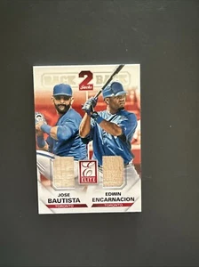 2015 Panini Elite Back 2 Back Bautista Encarnacion Relics - Picture 1 of 2