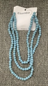 Esombo Matilda Necklace - Turquoise - 3 Strand - Picture 1 of 2
