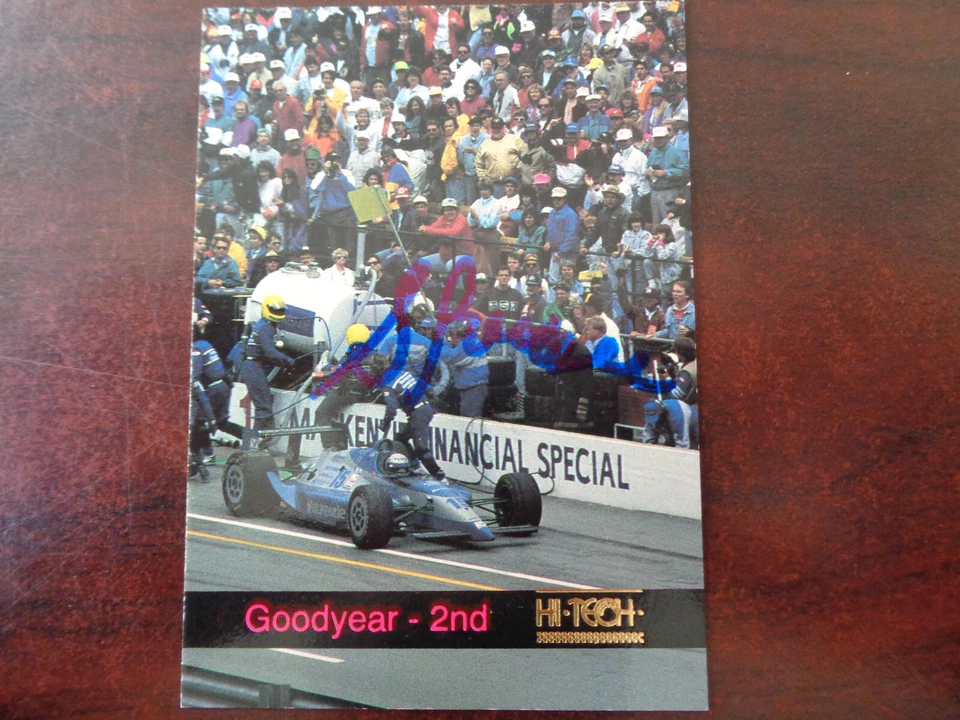 1993 Hi Tech Scott Goodyear SIGNED AUTOGRAPH Trading Card #33 - Image 1 of 1