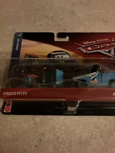 Disney Pixar Cars 2 Pack Dinoco Pitty & Roger Wheeler (Crew Chief)(2017) - Picture 1 of 6