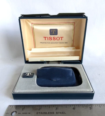 ВИНТАЖНЫЕ МУЖСКИЕ ЧАСЫ TISSOT 1960-е 60-е 1970-е 70-е ДИСПЛЕЙ КОРОБКА СИНИЙ ПЛАСТИК ЯПОНИЯ - Изображение 1 из 4