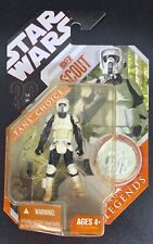 Star Wars 30th Anniversary Biker Scout SAGA Legends Action Figure W/ Coin