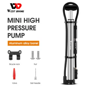 Luftpumpe Standpumpe 9Bar Fahrradpumpe Handluftpumpe Fahrrad Auto Ball Pumpe - Bild 1 von 19