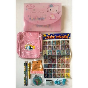 Set regalo vintage Hello Kitty borsa festa bomboniera anime Powerpuff Teletubbies - Foto 1 di 7