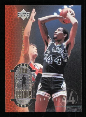 Upper Deck Century Legends #38 2000 George Gervin Salón de la fama Baloncesto Spurs casi nuevo-como nuevo Foto 1 de 3