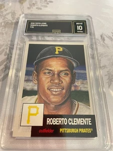 ROBERTO CLEMENTE PIRATES  2018 TOPPS LIVING # 76 GRADED 10  L@@@K - Picture 1 of 2