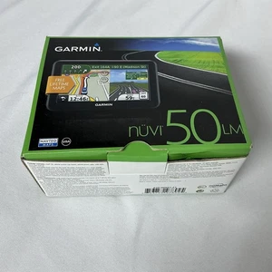 Garmin NUVI 50LM 5" Touchscreen GPS Unit W/Box & Charger Bundle Works Perfectly - Picture 1 of 14