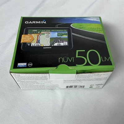Garmin NUVI 50LM 5" Touchscreen GPS Unit W/Box & Charger Bundle Works Perfectly - Image 1 of 4