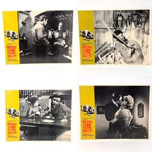 Juego de 4 tarjetas de vestíbulo de película originales 1968 More Dead Than Alive - Imagen 1 de 9