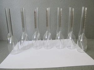 7 Stück Kimble Chase KIMAX Babcock Flaschen 50% Magermilchtest *** gebraucht - Bild 1 von 4