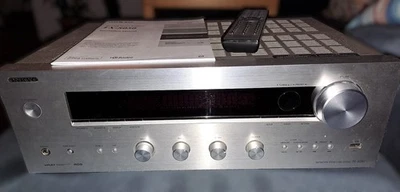 Onkyo TX-8050 Receiver mit Fernbedienung und Bedienungsanleitung, Silber - Bild 1 von 4