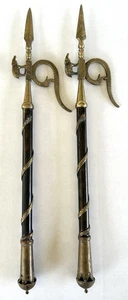 Elefant Ankush Goad Bullhooks Trainer Hundeführer Werkzeug asiatisch antik 19. Jh. - Bild 1 von 18