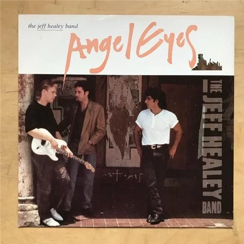 JEFF HEALEY BAND ANGEL EYES 12" 1989 with don't let your chance go + see the lig - Image 1 of 2