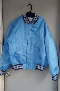 Imprintables Vintage Coat Jacket Westmark USA Blue 70s 80s XXXL 3x 3XL - Picture 1 of 5