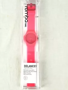 NEU Rumba Time Delancey Collection Hot Pink Silikon Uhr mit Etui - Bild 1 von 5