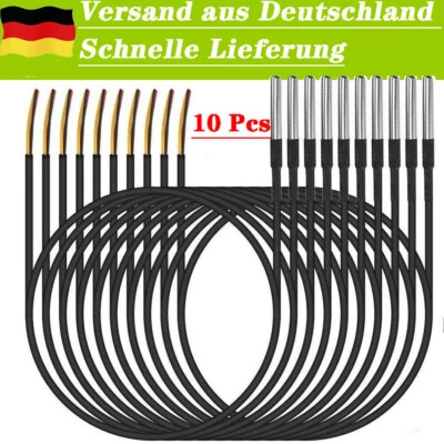 10/20X DS18B20 Temperaturfühler Thermosensor Temperatur-sensor Wasserdicht Kabel - Bild 1 von 4
