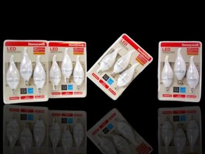 (12-Pack) Chandelier LED Light Bulbs B11 Dimmable 4W Equal To 40W Candelabra E14 - Image 1 of 4
