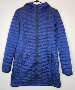 The North Face Womens Large Brit Blue Thermoball Parka Ⅱ Hooded Packable Jacket - Picture 1 of 12