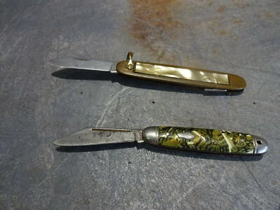Винтажный Imperial США зеленый редкая и колониальный США карманный нож - Изображение 1 из 4