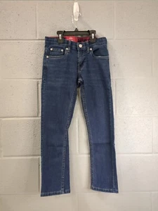 Levi's Boy's Slim Flex Stretch Adjustable Waist Straight Denim Jean Size 8 C4 - Picture 1 of 5